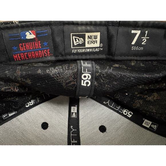 Pittsburgh Pirates MLB 59Fifty Fitted Hat Sz 7.5(59.6cm) Black With Zodiac Signs - Picture 11 of 12